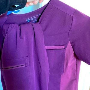 Figs joggers and limited Catarina in the deep purple from Willy wonka release